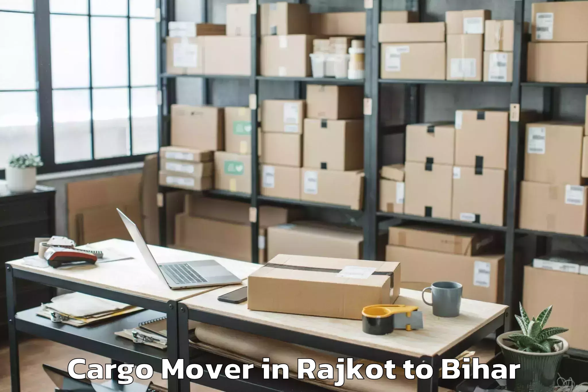 Get Rajkot to Kahara Cargo Mover